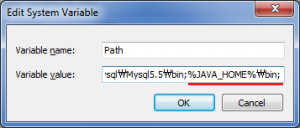 Java SDK binary directory addition into executable paths